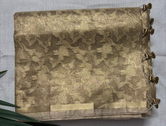 Premium Gold Tissue Saree
