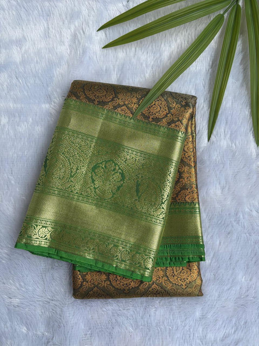 Green Kanjivaram Saree